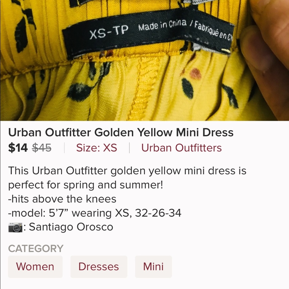 Urban outfitters suspenders dress/skirt - Picture 3 of 5